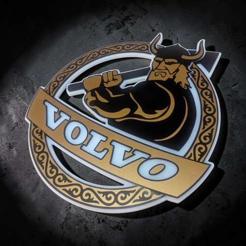 Volvo oldskool led lightboard - led,