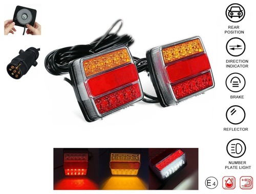 Magnetic led rear tail lights - rear,