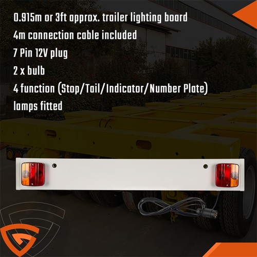 3ft trailer light board 12v - trailer,