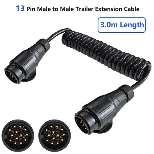 Pin male caravan trailer - male,