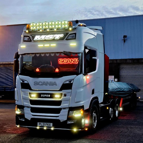 Scania letters truck light - scania,