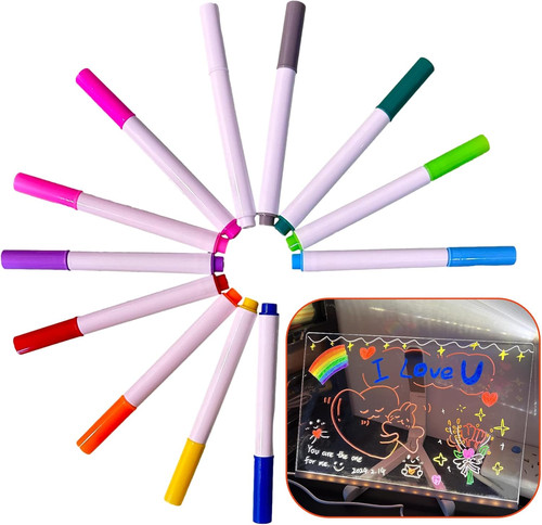 12pcs led light board colours - board,